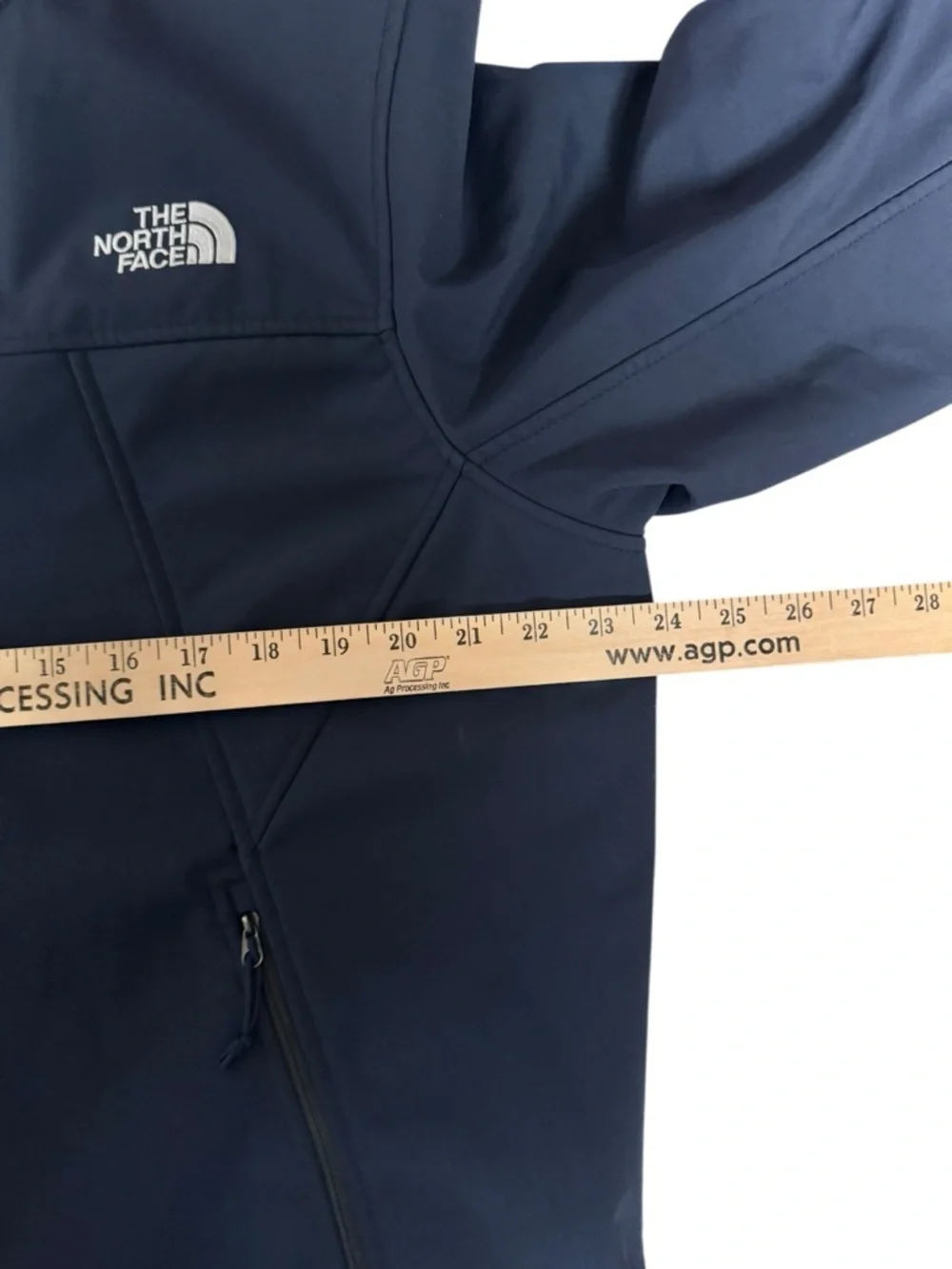 The North Face WindWall Jacket Blue Full Zip Fleece Lined Men’s L